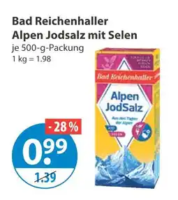V Markt Bad reichenhaller alpen jodsalz mit selen Angebot