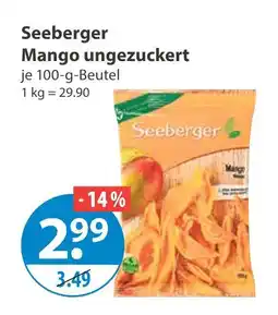 V Markt Seeberger mango ungezuckert Angebot