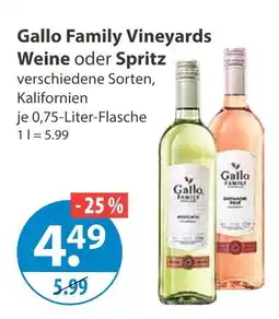 V Markt Gallo family vineyards spritz Angebot