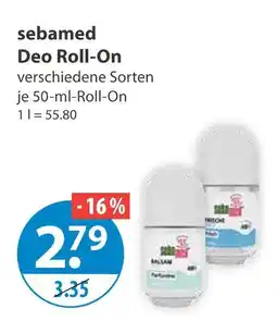 V Markt Sebamed deo roll-on Angebot