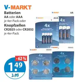 V Markt V-markt batterien aa Angebot