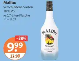 V Markt Malibu likör Angebot