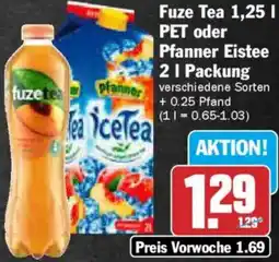 AEZ Fuze Tea oder Pfanner Eistee Angebot