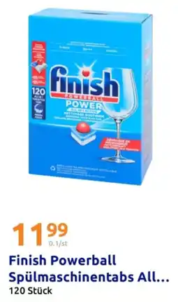 Action Finish Powerball Spülmaschinentabs All... Angebot