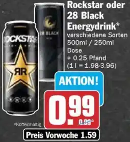 AEZ Rockstar oder 28 Black Energydrink Angebot