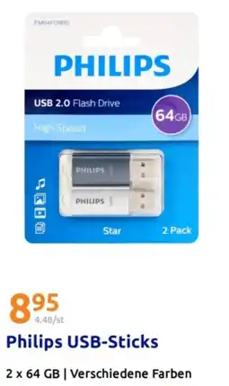 Action Philips USB-Sticks Angebot