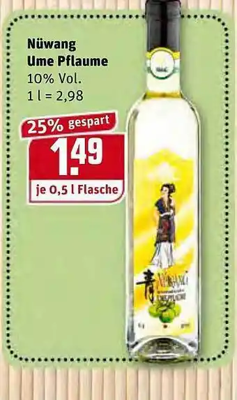 REWE Kaufpark Nüwang Ume Pflaume Angebot