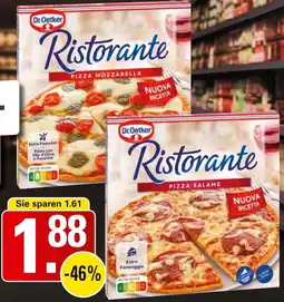 WEZ Dr. Oetker Pizza Ristorante oder Bistro Flammkuchen Angebot