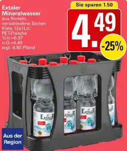 WEZ Extaler Mineralwasser Angebot
