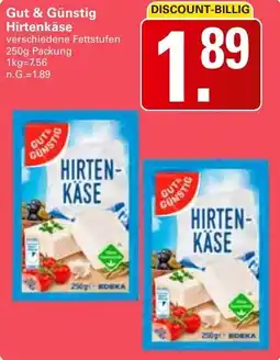 WEZ Gut & Günstig Hirtenkäse Angebot