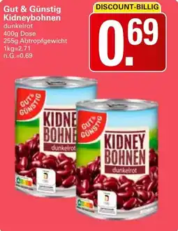 WEZ Gut & Günstig Kidneybohnen Angebot