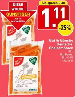 WEZ Gut & Günstig Deutsche Speisemöhren Angebot