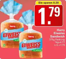 WEZ Harry Eiweiss Sandwich Angebot