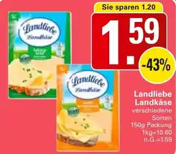 WEZ Landliebe Landkäse Angebot