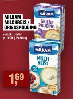 Handelshof MILRAM MILCHREIS/ GRIESSPUDDING Angebot