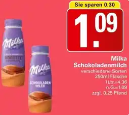 WEZ Milka Schokoladenmilch Angebot