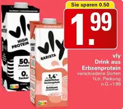WEZ vly Drink aus Erbsenprotein Angebot