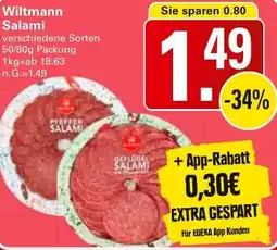 WEZ Wiltmann Salami Angebot