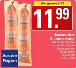 WEZ Hausmacher Sommerwurst Angebot
