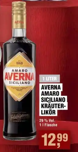 Handelshof AVERNA AMARO SICILIANO KRÄUTER- LIKÖR Angebot