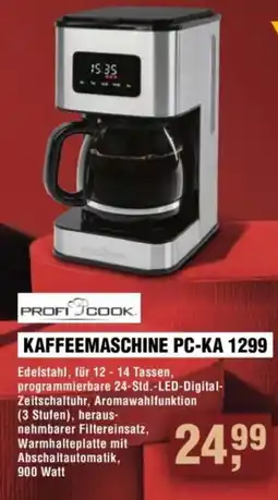 Handelshof PROFI COOK KAFFEEMASCHINE PC-KA 1299 Angebot