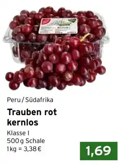 CAP Markt Trauben rot Angebot