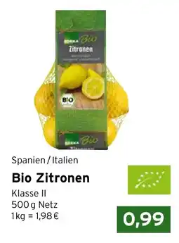 CAP Markt Bio Zitronen Angebot