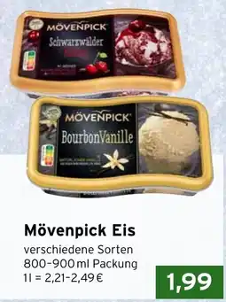 CAP Markt Mövenpick Eis Angebot