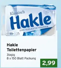 CAP Markt Hakle Toilettenpapier Angebot