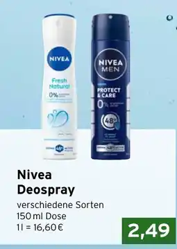 CAP Markt Nivea Deospray Angebot