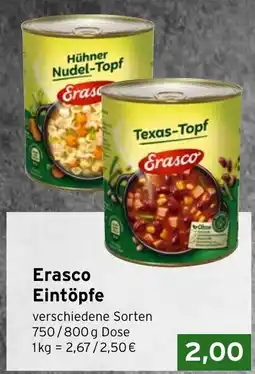 CAP Markt Erasco Eintöpfe Angebot