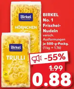 Kaufland BIRKEL No. 1 Frischei Nudeln Angebot