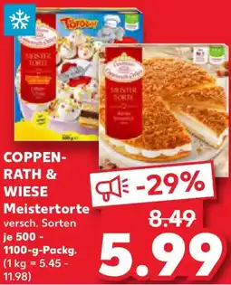 Kaufland COPPENRATH & WIESE Meistertorte Angebot