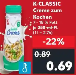 Kaufland K-CLASSIC Creme zum Kochen Angebot