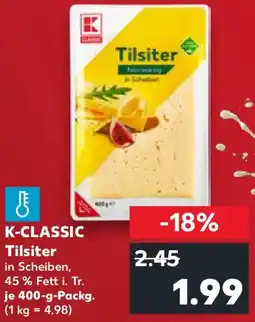 Kaufland K-CLASSIC Tilsiter Angebot