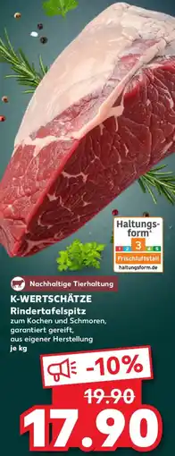 Kaufland K-WERTSCHÄTZE Rindertafelspitz Angebot