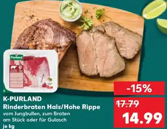 Kaufland K-PURLAND Rinderbraten Hals/Hohe Rippe Angebot