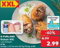 Kaufland K-PURLAND Eisbein XXL Angebot