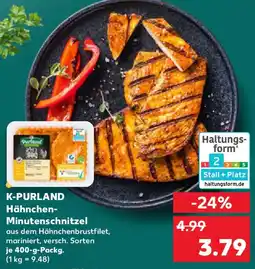 Kaufland K-PURLAND Hähnchen Minutenschnitzel Angebot