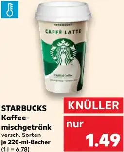 Kaufland STARBUCKS Kaffeemischgetränk Angebot