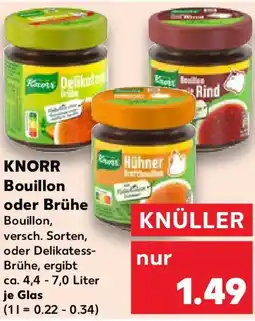 Kaufland KNORR Bouillon oder Brühe Angebot