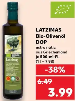 Kaufland LATZIMAS Bio-Olivenöl DOP Angebot