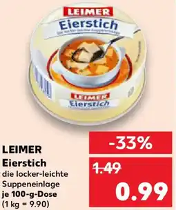 Kaufland LEIMER Eierstich Angebot
