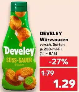 Kaufland DEVELEY Würzsaucen Angebot