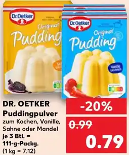 Kaufland DR. OETKER Puddingpulver Angebot