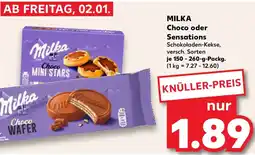 Kaufland MILKA Choco oder Sensations Angebot