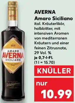 Kaufland AVERNA Amaro Siciliano Angebot