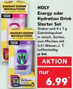 Kaufland HOLY Energy oder Hydration Drink Starter Set Angebot