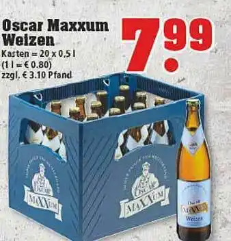 trinkgut Oscar Maxxum Weizen Angebot