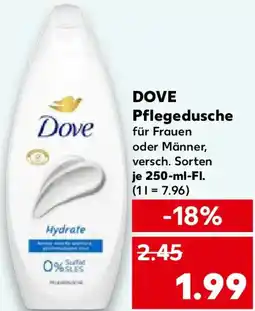 Kaufland DOVE Pflegedusche Angebot